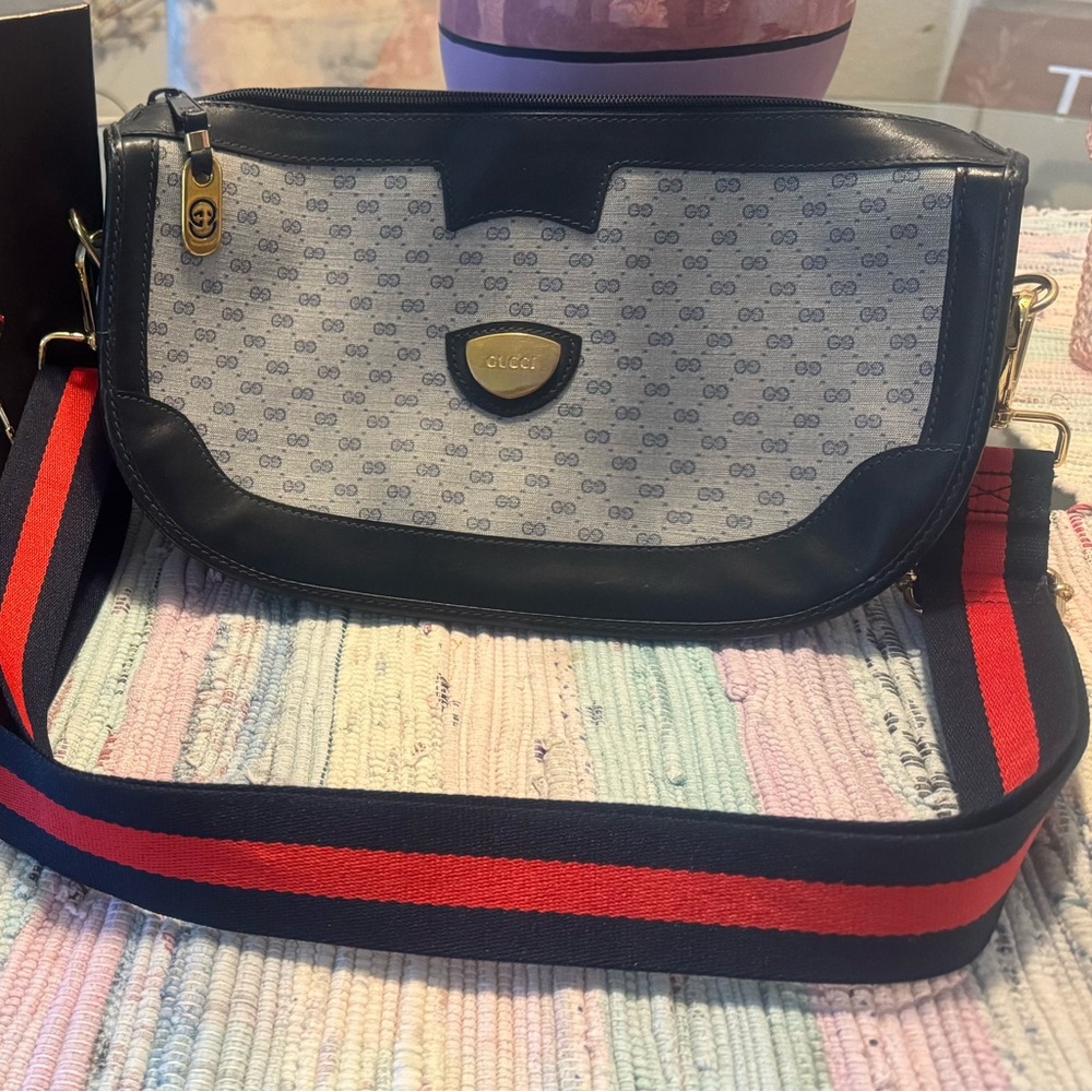 🧸💙💯AUTHENTIC VINTAGE RARE OLD GUCCI SUPREME BAG ‼️🔥‼️